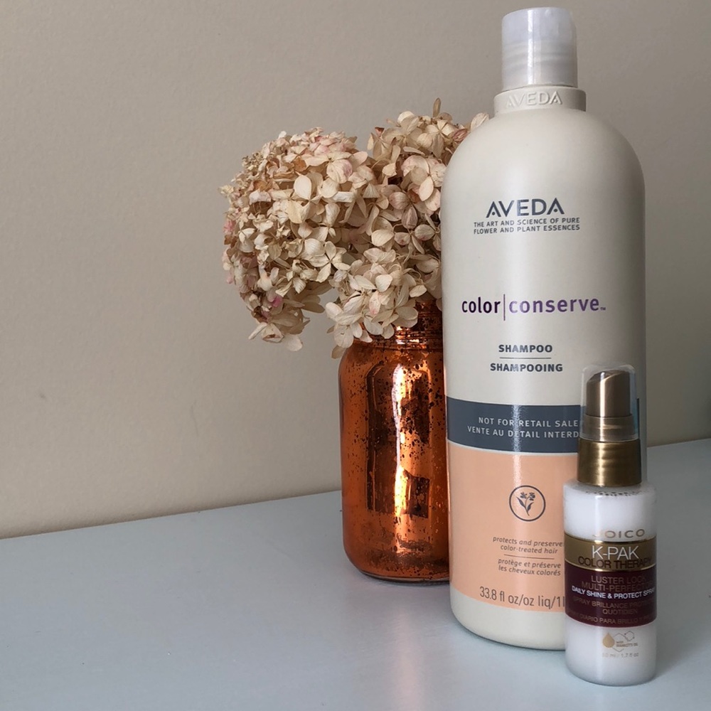 NWT Aveda Color Conserve Shampoo + Joico Sample